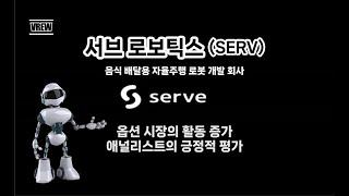 서브 로보틱스(SERV) 옵션 시장의 활동 증가, 애널리스트의 긍정적 평가 #로봇