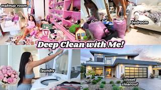 Cleaning my ENTIRE HOUSE in 72hrs (preparing for guests)🫧 closet clear out, cleaning asmr, laundry