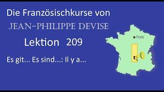 Französisch lernen, Lektion 209: Es gibt / es sind: Il y a