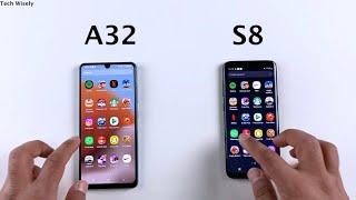 SAMSUNG A32 vs S8 Speed Test