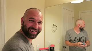 Zero Guard Buzz Cut from Full Head of Hair with Beard: Remington Shortcut Pro Demo