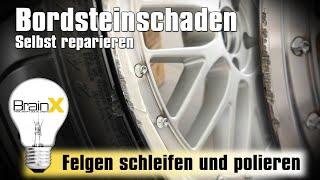 Bordsteinschaden reparieren Felgen Reparatur Felgen polieren