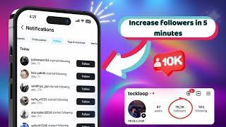 How To Increase Instagram Followers Organically (2024) free instagram followers Real followers ️