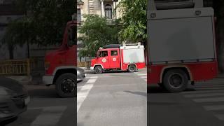 Budapest Fire Truck responding 