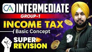 Income Tax (Basic Concept) || CA Intermediate (Group-1) May 2023 || A1 Revision || CA Wallah