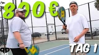 DAS XXL 800€ PADEL-TENNIS TURNIER! (Papaplatte & Reeze vs. Hugo & Rumathra - Tag 1