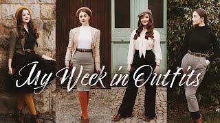 My Week in Outfits #2 | Vintage Fashion Inspo