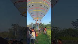 Menggelegar Suara Ledakan Petasan Balon Udara lebaran terbesar tradisi lebaran