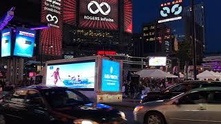 Accent Media Toronto promo on a Digital Billboard truck LED Advertising truck Digital Ad truck