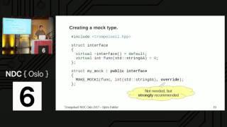 Using Trompeloeil - a mocking framework for modern C++ - Björn Fahller