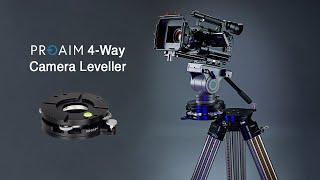 Proaim 4-Way Camera Leveller - Mitchell to Mitchell/Euro Mount