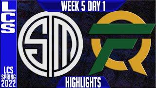 TSM vs FLY Highlights | LCS Spring 2022 W5D1 | Team Solomid vs FlyQuest