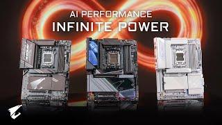 AORUS X870E/X870 Series Motherboards - AI Performance, Infinite Power | Official Trailer