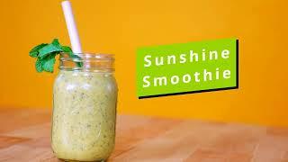 Boost Your Energy Naturally with the Sunshine Smoothie ️ | Caffeine-Free Energy Recipe