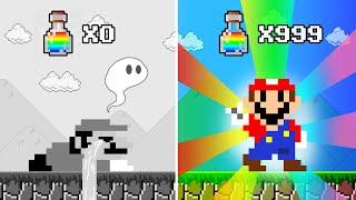 Mario RAINBOW and Friends but Every Seed Makes Mario MISSING COLOR! | ADN MARIO GAME