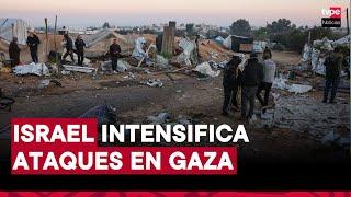 Bombardeos israelíes dejan más de 20 muertos en la Franja de Gaza