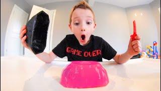 FATHER SON SCIENCE EXPERIMENT 2!? / Eruption Time!