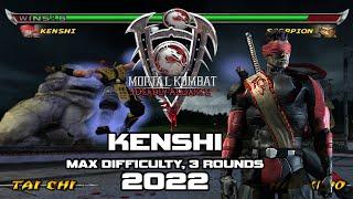 Mortal Kombat Deadly Alliance 2022 (PS2): Kenshi on Max, 3 Rounds