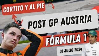 POST GRAN PREMIO DE AUSTRIA DE FORMULA 1 | CORTITO Y AL PIE