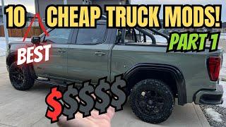 Top 10 Best Cheap, Budget-friendly Truck Accessories to Start Your Mods! (Part 1)