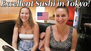 アメリカ人女子大生が渋谷で寿司を堪能！/Excellent Sushi in Tokyo!