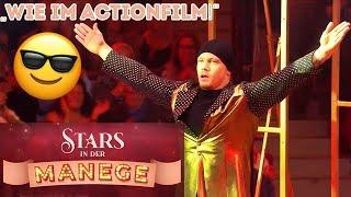 Trampolinshow mit Fabian Hambüchen  "Wie im ACTIONFILM" | Stars in der Manege | SAT.1