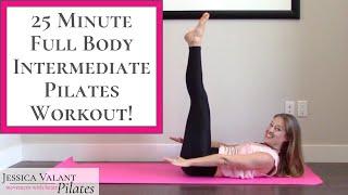 25 Minute Full Body Pilates Workout - Intermediate Routine!