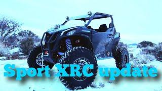 A day in the life, Can Am Maverick sport XRC update, winter snow camping, small cabin in the woods