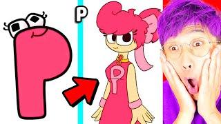 CRAZIEST ALPHABET LORE GLOW UP TRANSFORMATIONS EVER! (ALPHABET LORE IN REAL LIFE!)