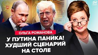 Путин в "холодном поту"! Режим НА ГРАНИ. СРОЧНАЯ встреча в Кремле. Трамп ПРОГНУЛ Лукашенко.РОМАНОВА