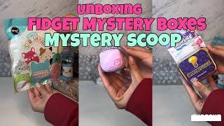 ASMR Fidget Mystery Scoop- Unboxing Blind Bag Fidgets