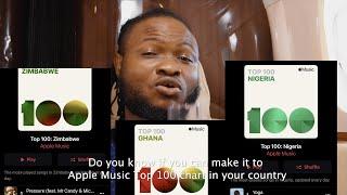Let's get your music to Apple Music Top 100 in your Country