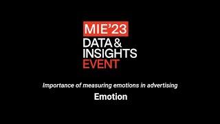 Importance of measuring emotions in advertising | MIE 2023