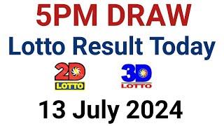 Lotto Result Today 5pm draw july 13 2024 Swertres Ez2 PCSO complete