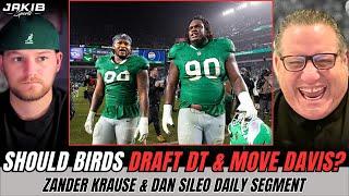 Zander Krause & Dan Sileo DEBATE Jordan Davis, Eagles Draft Options, Defense Potential & more