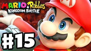 Mario + Rabbids Kingdom Battle - Gameplay Walkthrough Part 15 - World 4: Lava Pit!