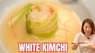 You can LITERALLY eat this ALL DAY! White KIMCHI: TRADITIONAL & VEGAN KIMCHI Recipes [백김치]