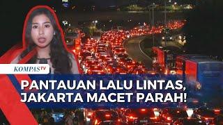 Macet Parah di Jakarta Jelang Libur Panjang, Sudirman hingga Gatot Subroto Merah Total