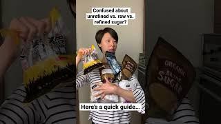Bite-Size Cooking Science Ep. 7 | easy guide for unrefined vs. raw vs. refined sugar