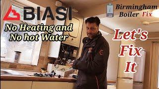 Birmingham boiler fix vlog diary Biasi central heating boiler leaking damaged more then expected