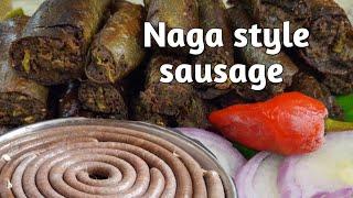 Naga style sausage recipe  Authentic recipe | Northeast India |Shangnairan