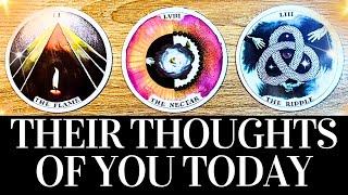 PICK A CARD  Their THOUGHTS Of YOU Today  What Is On Their Mind? ️ Love Tarot Reading Soulmate