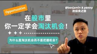 学会淘汰机会，你才能在股市里走的更长久！为什么是淘汰机会而不是把握机会？【投资理财思维】