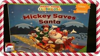 DISNEY MICKEY MOUSE "MICKEY SAVES SANTA" - Read Aloud - Storybook for kids & children