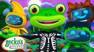 Trick or Treat Fun Time!｜Gecko's Garage｜Funny Cartoon For Kids｜Learning Videos For Toddlers