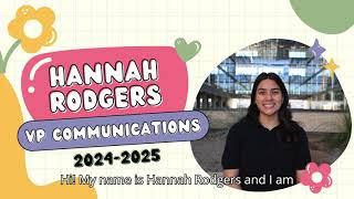 Hannah Rodgers: VP Communications