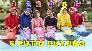 6 PUTRI DUYUNG BERENANG DI KOLAM RENANG | CHIKAKU FAMILY