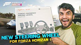 I bought a Real Steering Wheel PXN V99 - Forza Horizon 5 Gameplay #1