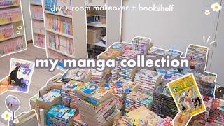 sub部屋を改造する￤オタク部屋の模様替え,新しい本棚とDIYmanga bookshelf tour + makeover