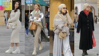 EUROPEAN FASHION ON THE STREETS OF VIENNA AUSTRIA  , STREET STYLE AUSTRIA,